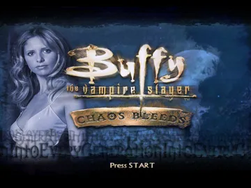 Buffy the Vampire Slayer - Chaos Bleeds screen shot title